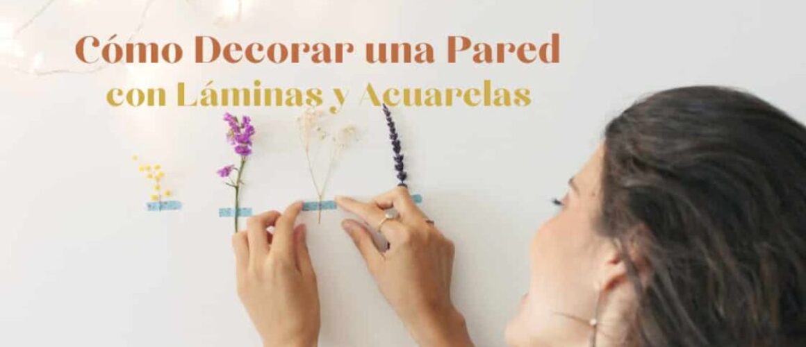 Violeta Luján - Como decorar una pared de forma sencilla con acuarelas - Portada