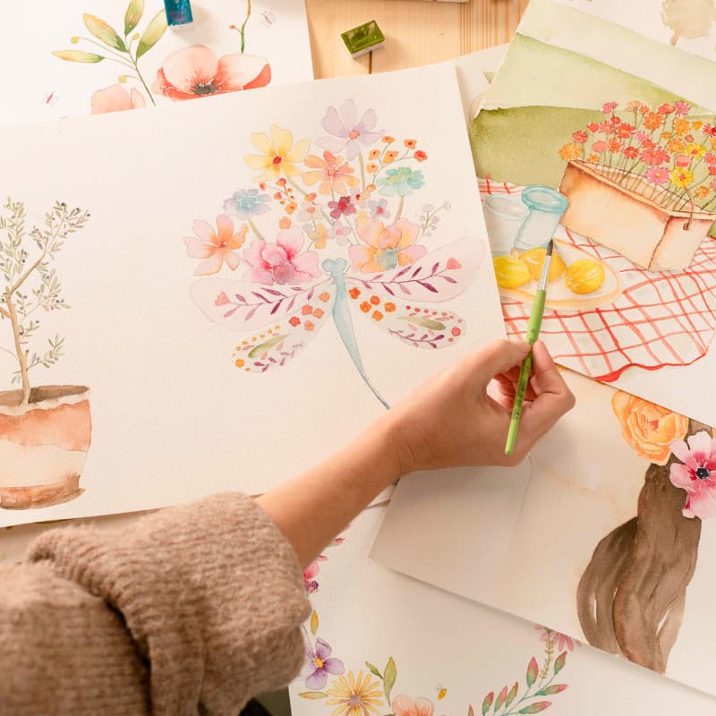 Libro Primavera en Acuarela - Imagen 2