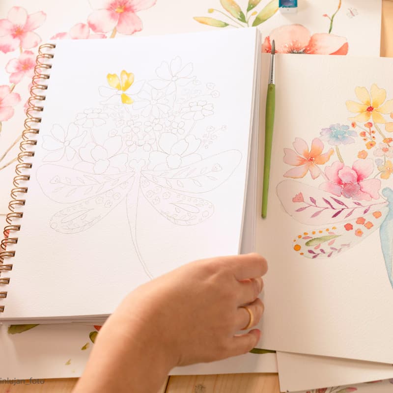 Libro Primavera en Acuarela - Imagen 3