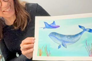 taller acuarela animales marinos 3